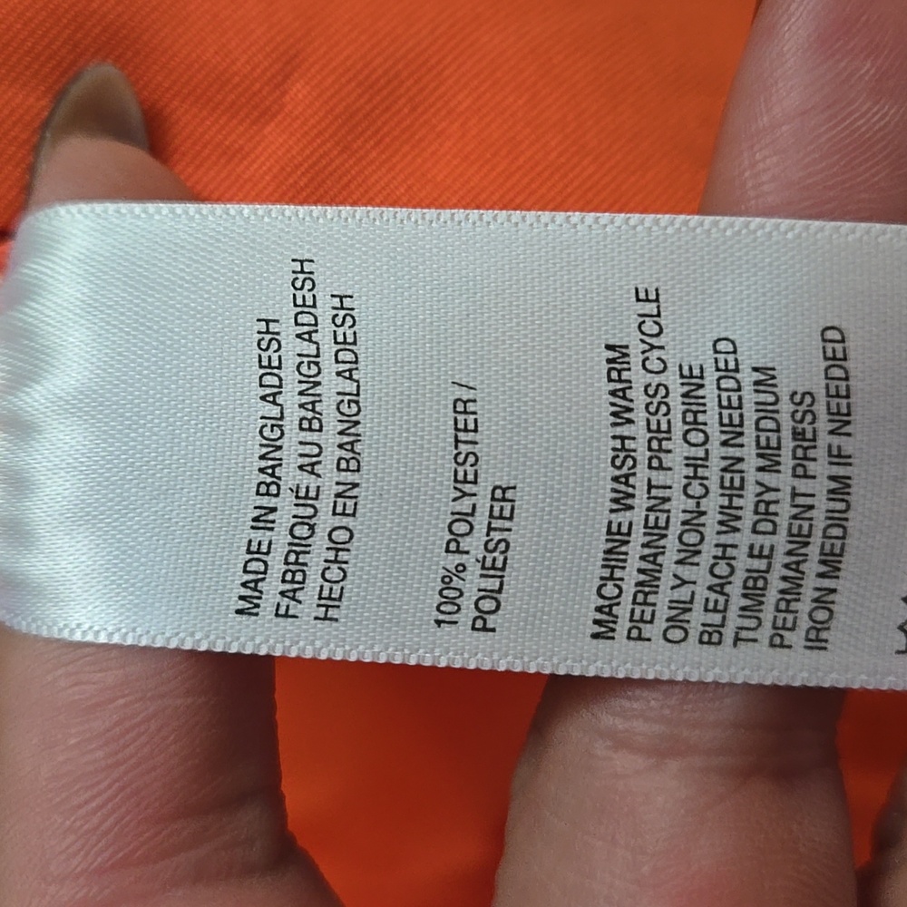 IZOD Orange Golf Skort Size 4 Sporty Classic Activewear Essential Athleisure - Picture 5 of 8